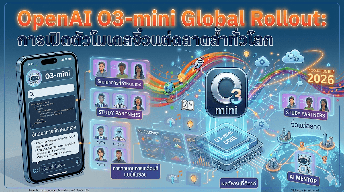 OpenAI O3-mini Global Rollout: การเปิดตัวโมเดลจิ๋วแต่ฉลาดล้ำทั่วโลก